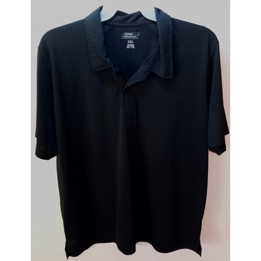 Men's Dickies Polo Shirt, 2XL, Black